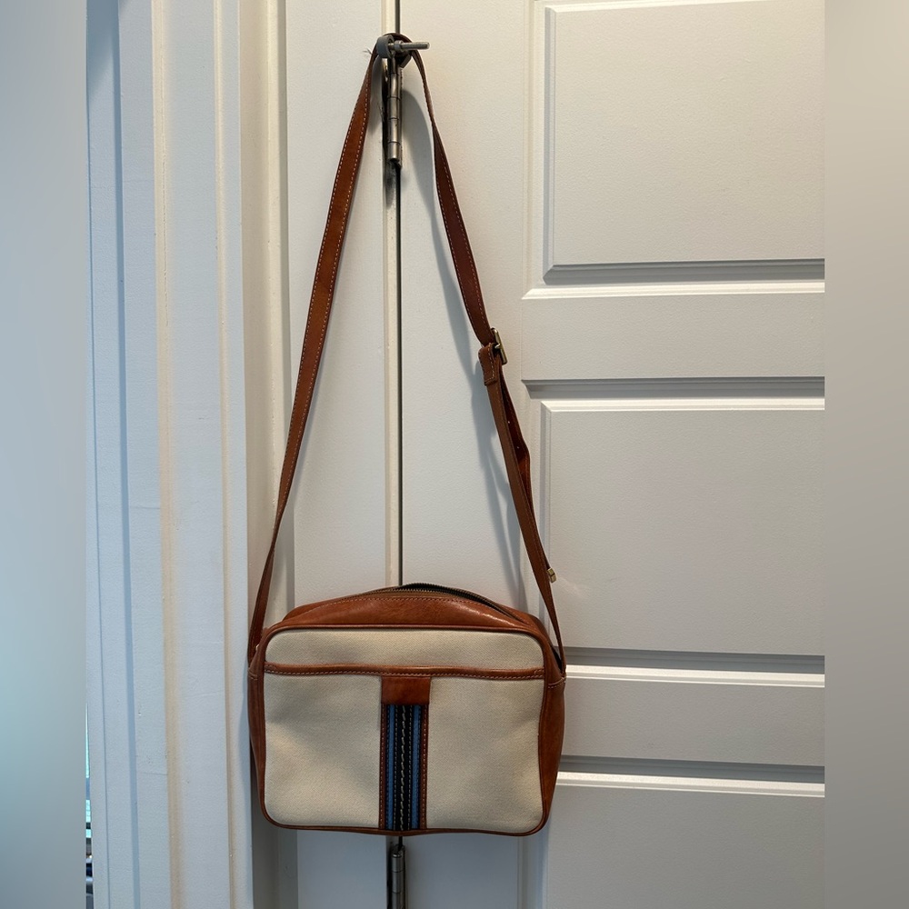 Stylish Brown and Cream Purse